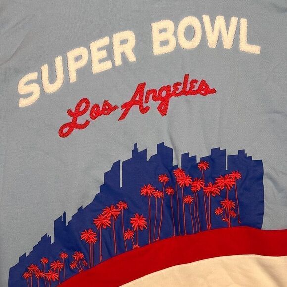 Starter x MSX Super Bowl LVI by Michael Strahan‎ Pullover Hoodie NWT - Men 2XL - Picture 7 of 8